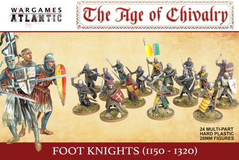 Foot Knights (1150-1320)  - Wargames Atlantic - Wargames Atlantic