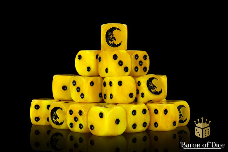 Full Moon Dice - (25 Rounded) - Baron of Dice