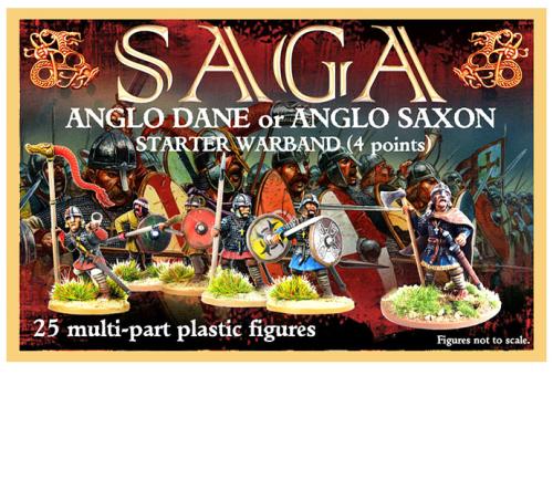 Plastic Saxon (Anglo Dane) SAGA Starter (4 point) - Gripping Beast
