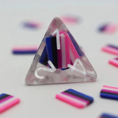Pride Flag Dice - Genderfluid - RPG Resin Dice Set