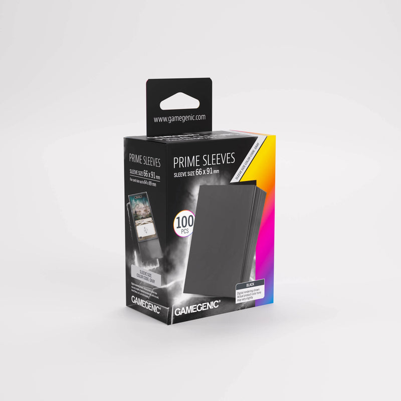 Gamegenic Prime Sleeves Black 66x91 (100)