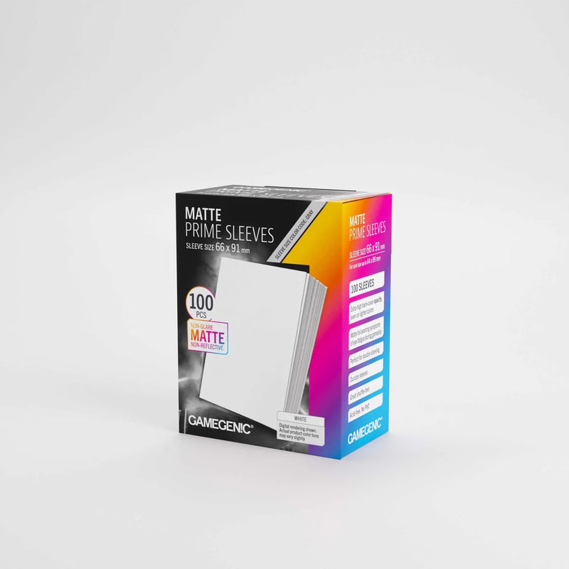 Gamegenic Matte Prime Sleeves White (100 ct)