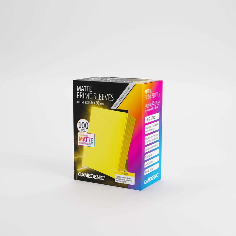 Gamegenic Matte Prime Sleeves Yellow (100 ct)