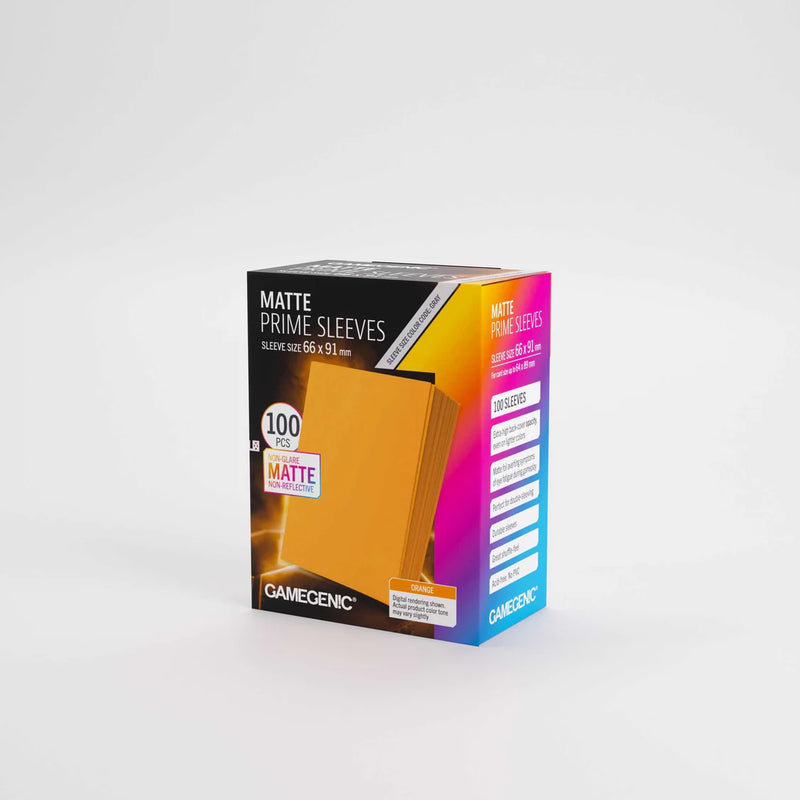 Gamegenic Matte Prime Sleeves Orange (100 ct)