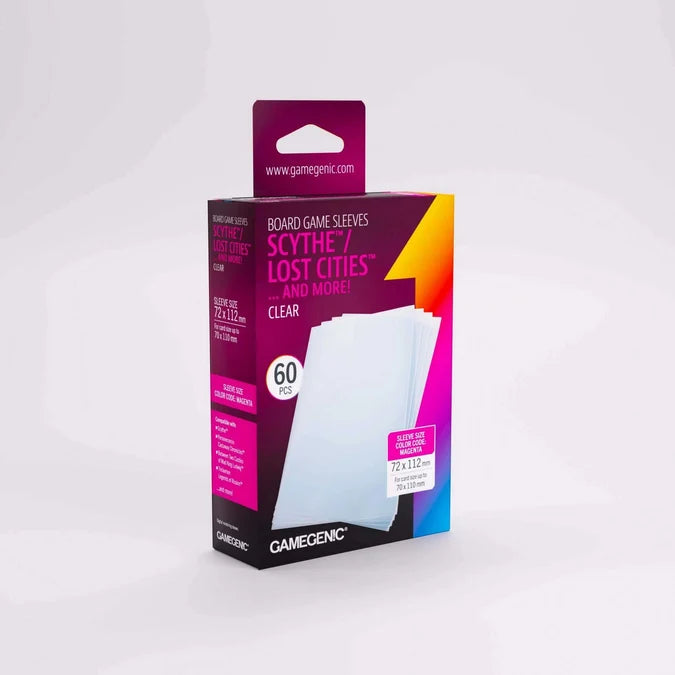 Gamegenic Board Game Sleeves Scythe Clear (60 ct.)