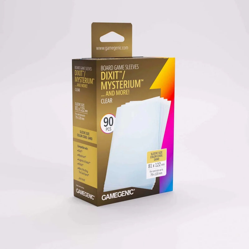 Gamegenic Board Game Sleeves Dixit Clear Matte (90 ct.)