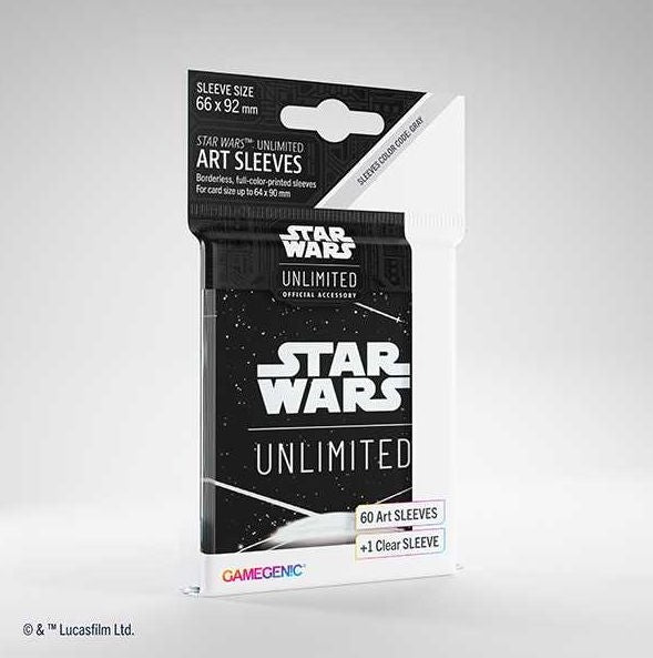 Gamegenic Star Wars: Unlimited Art Sleeves -  White Card Back - Gamegenic