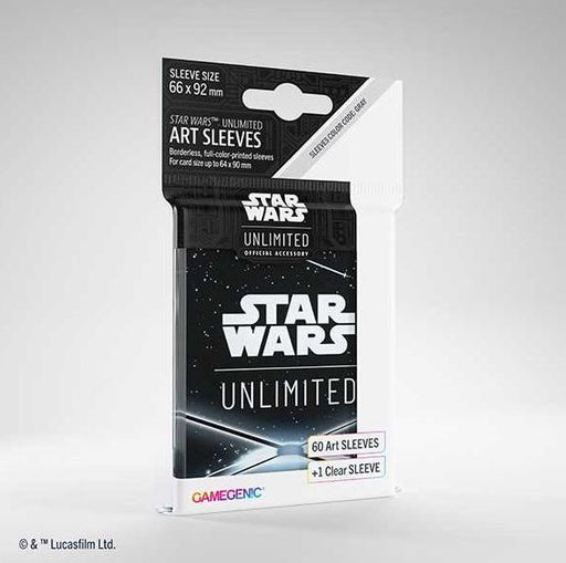 Gamegenic Star Wars: Unlimited Art Sleeves -  Black Card Back - Gamegenic