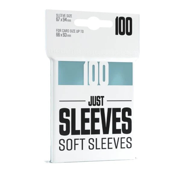 Gamegenic Just Sleeves - Soft Sleeves - Clear (100 ct.) - Gamegenic