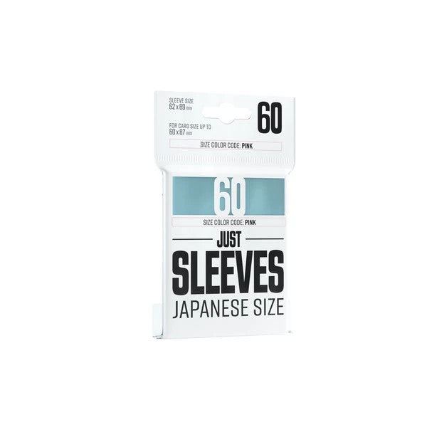 Gamegenic Just Sleeves - Japanese Size - Clear (60 ct.)