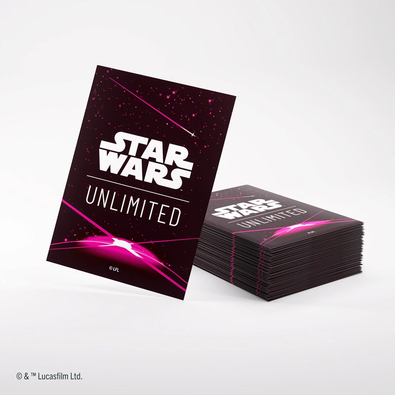 Gamegenic Star Wars Unlimited  - Art Sleeves - Card Back Magenta - Gamegenic