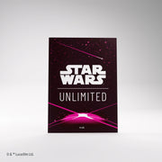 Gamegenic Star Wars Unlimited  - Art Sleeves - Card Back Magenta - Gamegenic