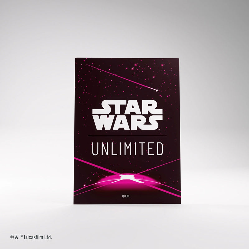 Gamegenic Star Wars Unlimited  - Art Sleeves - Card Back Magenta - Gamegenic