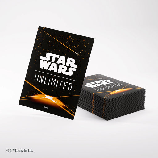 Gamegenic Star Wars Unlimited  - Art Sleeves - Card Back Orange - Gamegenic