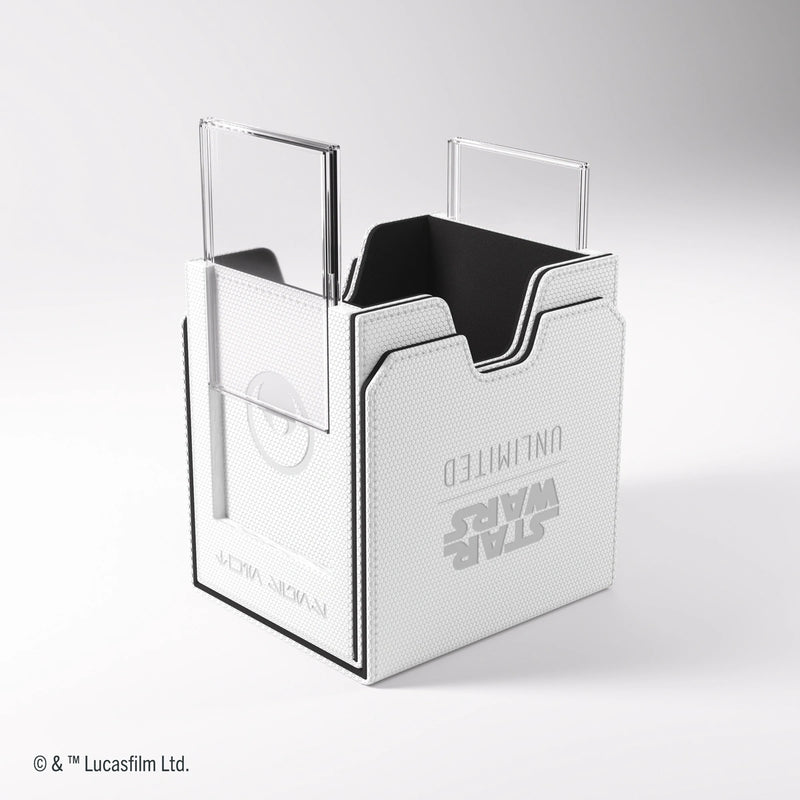 Gamegenic Star Wars Unlimited  - Twin Suns Deck Pod - White/Black - Gamegenic
