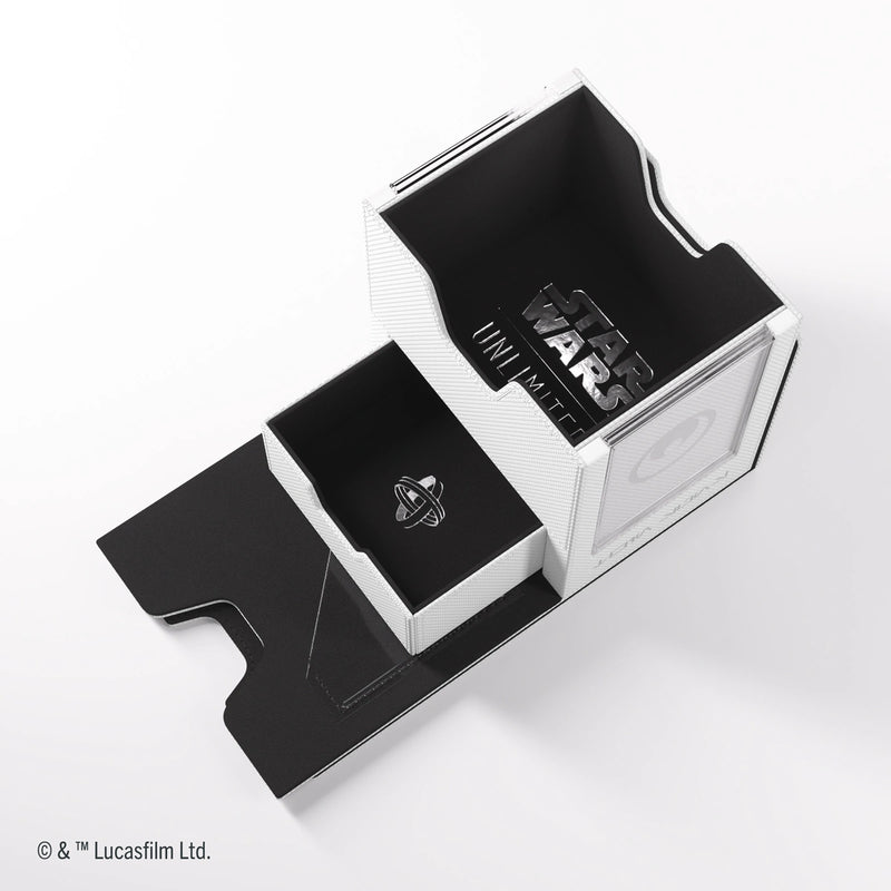 Gamegenic Star Wars Unlimited  - Twin Suns Deck Pod - White/Black - Gamegenic