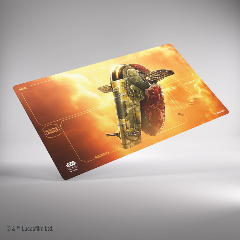 Gamegenic Star Wars Unlimited  - Game Mat - Fett's Firespray - Gamegenic