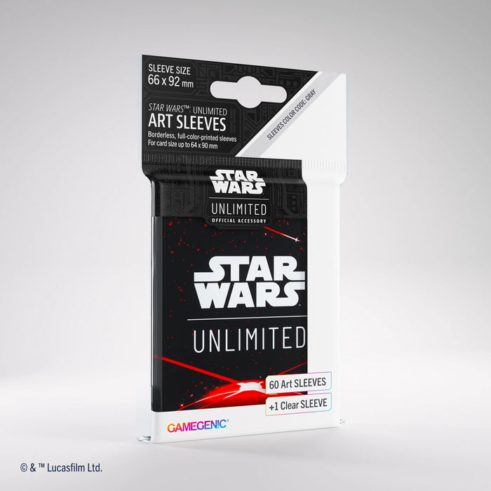 Gamegenic Star Wars: Unlimited Art Sleeves - Space Red