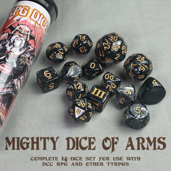 Dungeon Crawl Classics RPG Mighty Dice of Arms