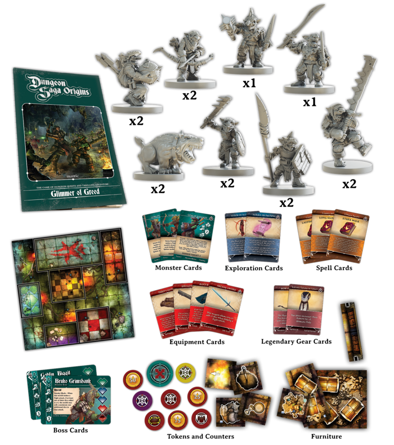 Dungeon Saga Origins: Chapter 2 Glimmer of Greed