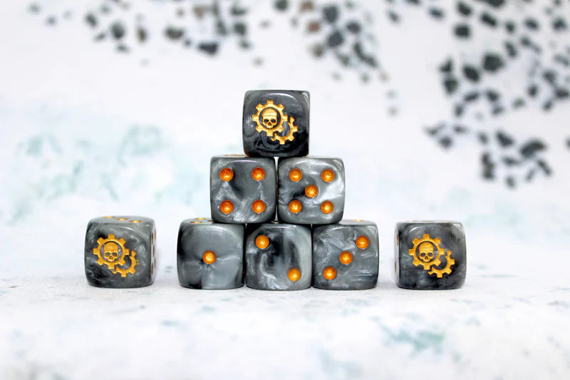 Golden Cog - (25 Rounded) - Baron of Dice