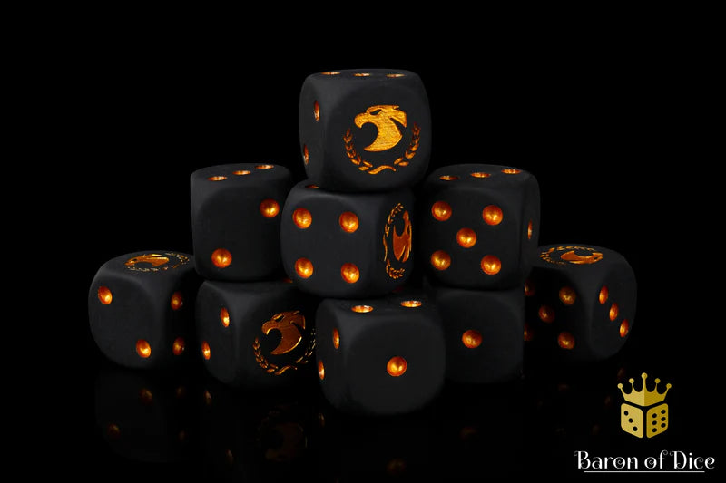 Golden Eagle (25 Rounded) - Baron of Dice