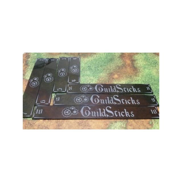 Guild Ball Sticks Engineers Brown