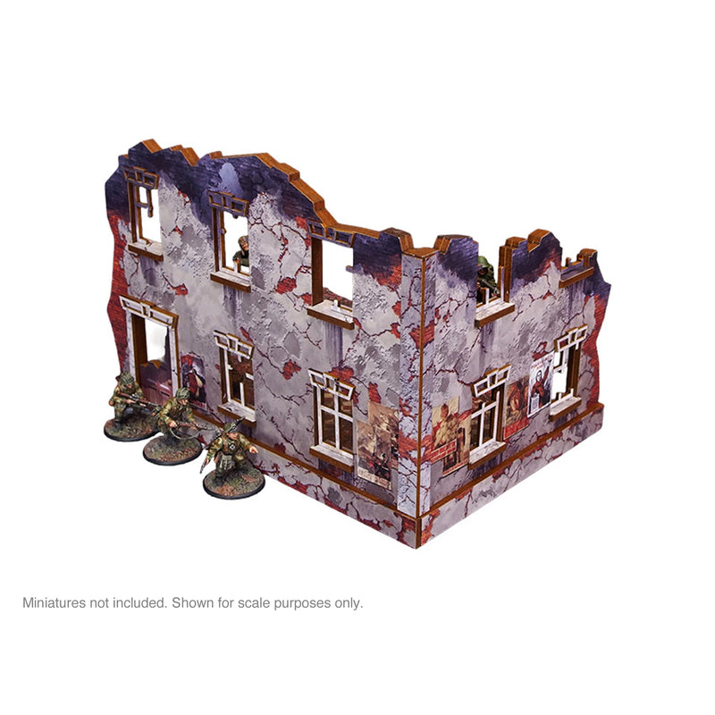 Pre-Painted WW2 Ostfront Stalingrad Univermag Right - Micro Art Studio