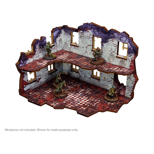 Pre-Painted WW2 Ostfront Stalingrad Univermag Right - Micro Art Studio