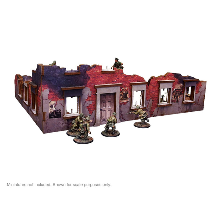 Pre-Painted WW2 Ostfront Stalingrad Ruined Building - Micro Art Studio