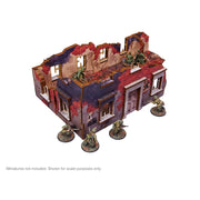 Pre-Painted WW2 Ostfront Stalingrad Ruined Building - Micro Art Studio