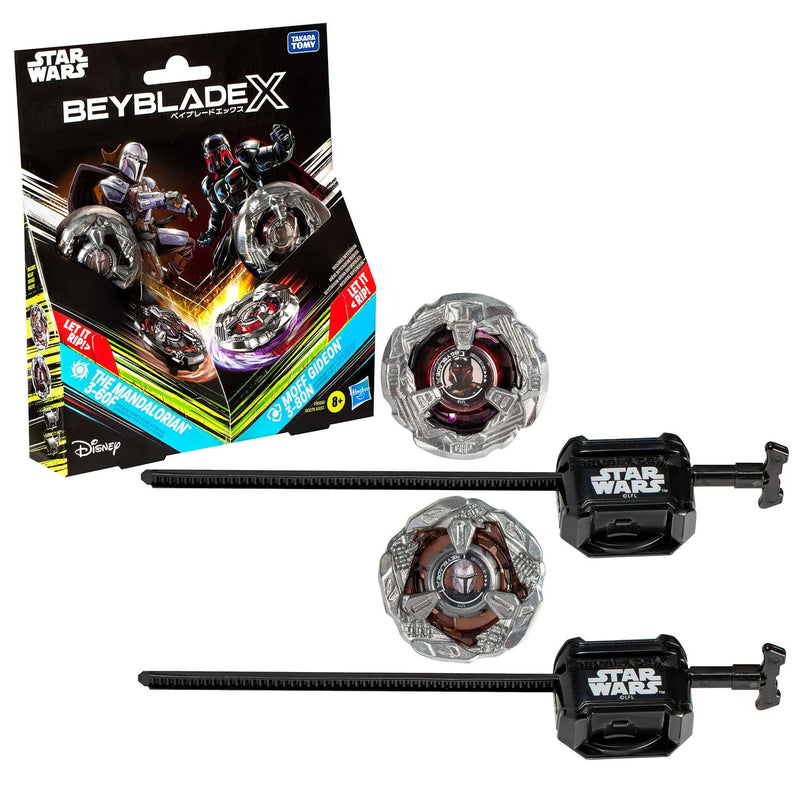 Beyblade X The Mandalorian 3-60F vs Moff Gideon 3-80N - Hasbro