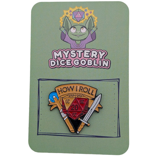 How I Roll - Mystery Goblin Dice Enamel Pin - Mystery Dice Goblin