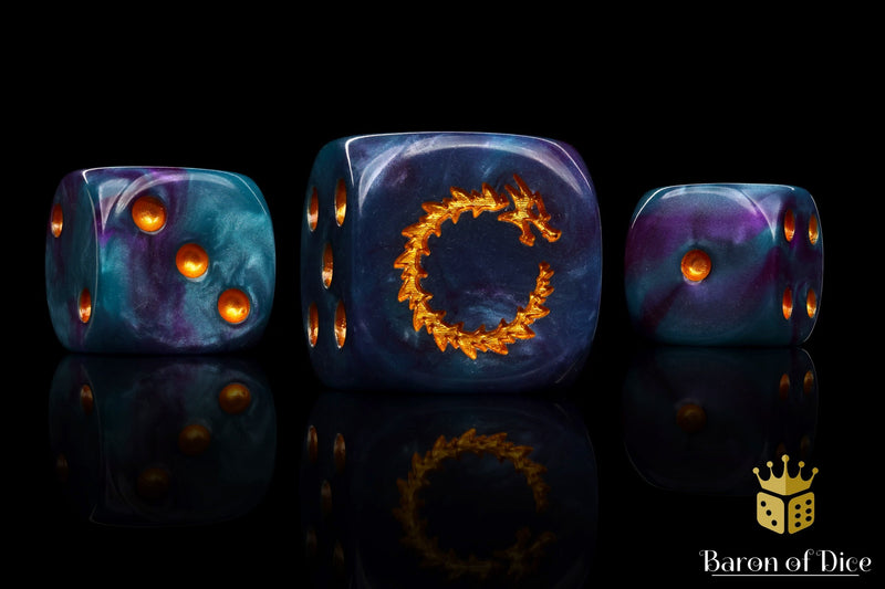 Infinity Dragon Dice (25 Rounded) - Baron of Dice