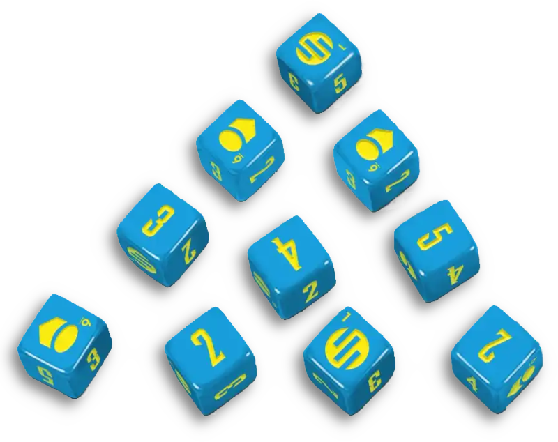 Invincible RPG: Superhero Roleplaying Dice Set
