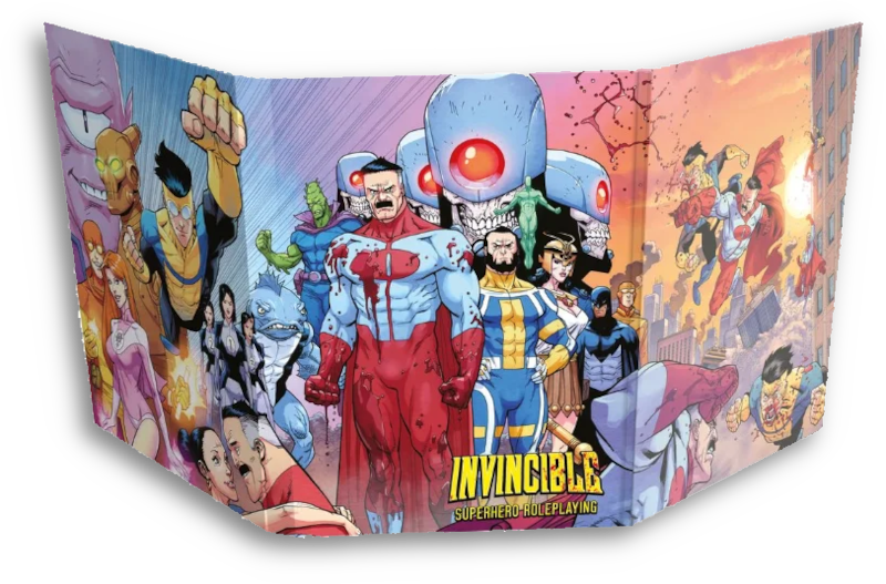 Invincible RPG: Superhero Roleplaying Roleplaying GM Screen
