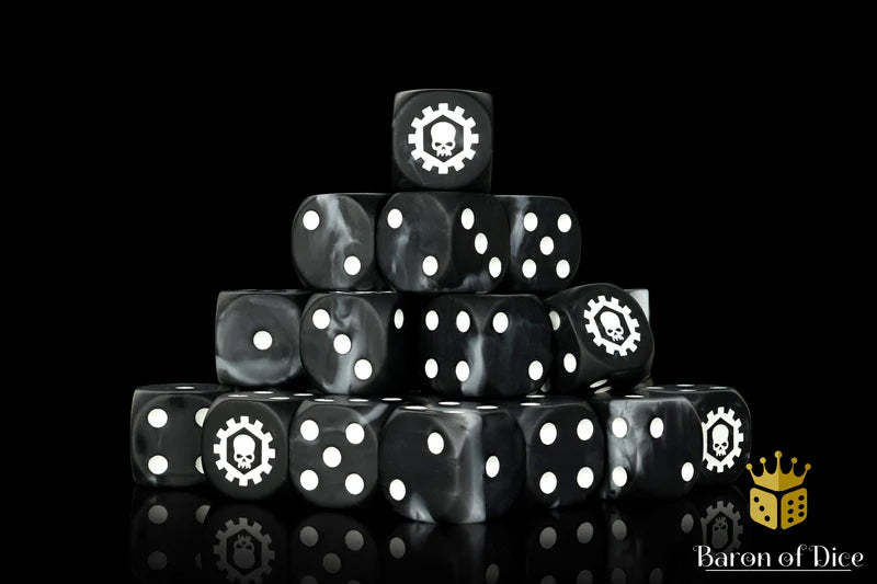 Iron Cog - (25 Rounded) - Baron of Dice