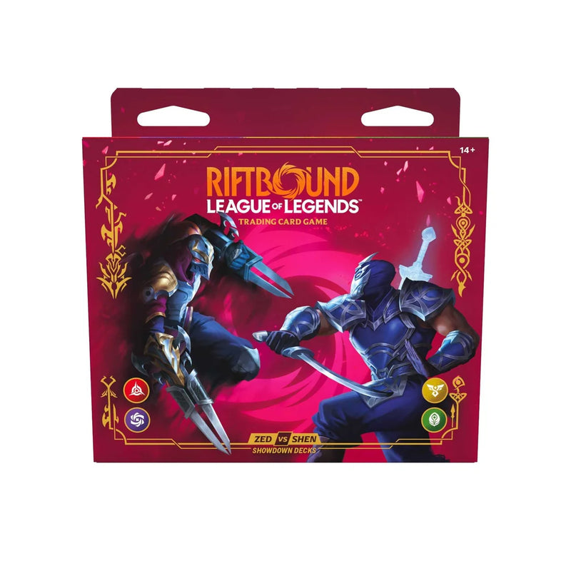 Riftbound: League of Legends TCG - Set Four: Vendetta Showdown Decks Zed vs Shen