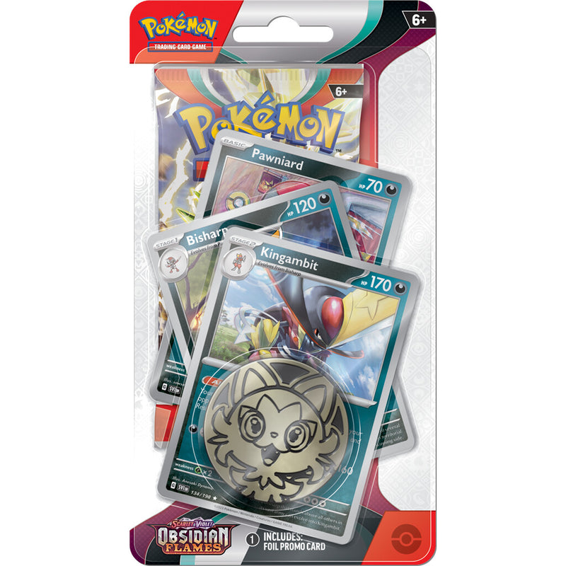 Obsidian Flames Premium Checklane - Pokemon Trading Card Game - Scarlet & Violet Set 3