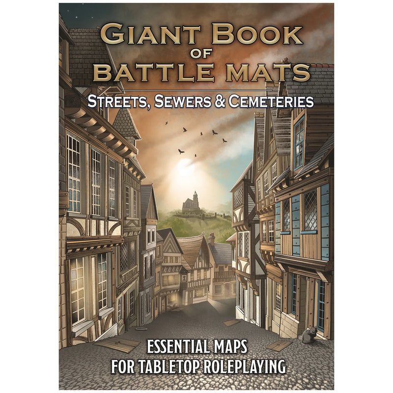Giant Book of Battle Mats: Streets, Sewers And Cemeteries - Loke Battlemats