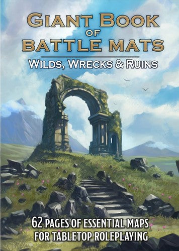 Giant Book Of Battle Mats: Wilds Wrecks And Ruins - Loke Battlemats