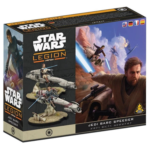 Star Wars: Legion - Jedi General on BARC Speeder - Atomic Mass Games