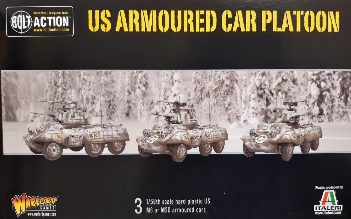 M8/M20 Greyhound Scout Car Platoon - US Armoured Car Platoon