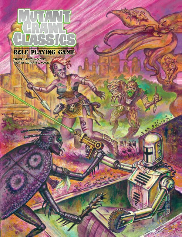 Mutant Crawl Classics RPG: Core Rulebook (Softback) - Goodman Games