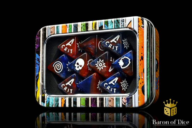 The Protectors D8 Dice Set - Baron of Dice - Baron of Dice