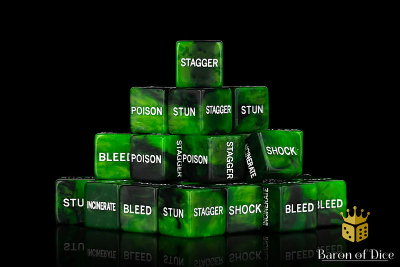Status Effect - Comic Book Compatible Dice Set - Variety 1 - Baron of Dice