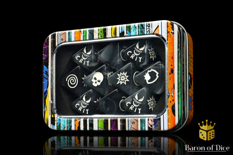 Dark Symbiote D8 Dice Set - Baron of Dice - Baron of Dice