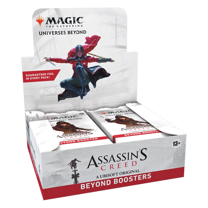 Magic: The Gathering - Assassin’s Creed Beyond Booster Box | 24 Beyond Boosters (7 Cards in Each Pack) | Collectible Trading Card Game for Ages 13+