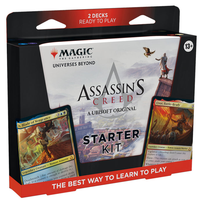 Magic: The Gathering - Assassin’s Creed Starter Kit | Learn to Play Magic with 2 Assassin’s Creed-Themed Decks | 2 Player Collectible Card Game for Ages 13+