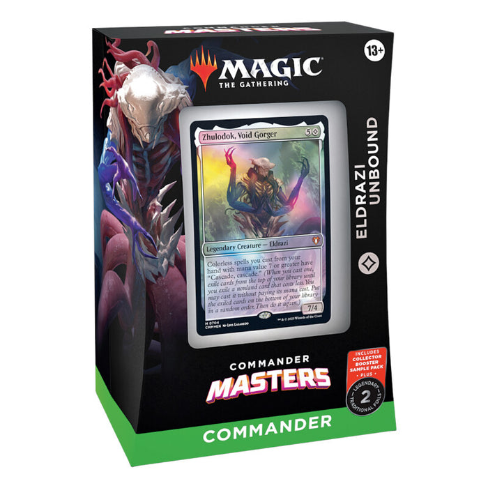 Magic: The Gathering Commander Masters Commander Deck - (100-Card Deck, 2-Card Collector Booster Sample Pack + Accessories)